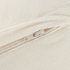 Neutral Fringe Pillow - Cotton, Zipper