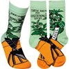 Awesome And These Are My Socks Quick Pick Kit - Cotton, Nylon, Spandex,Wood