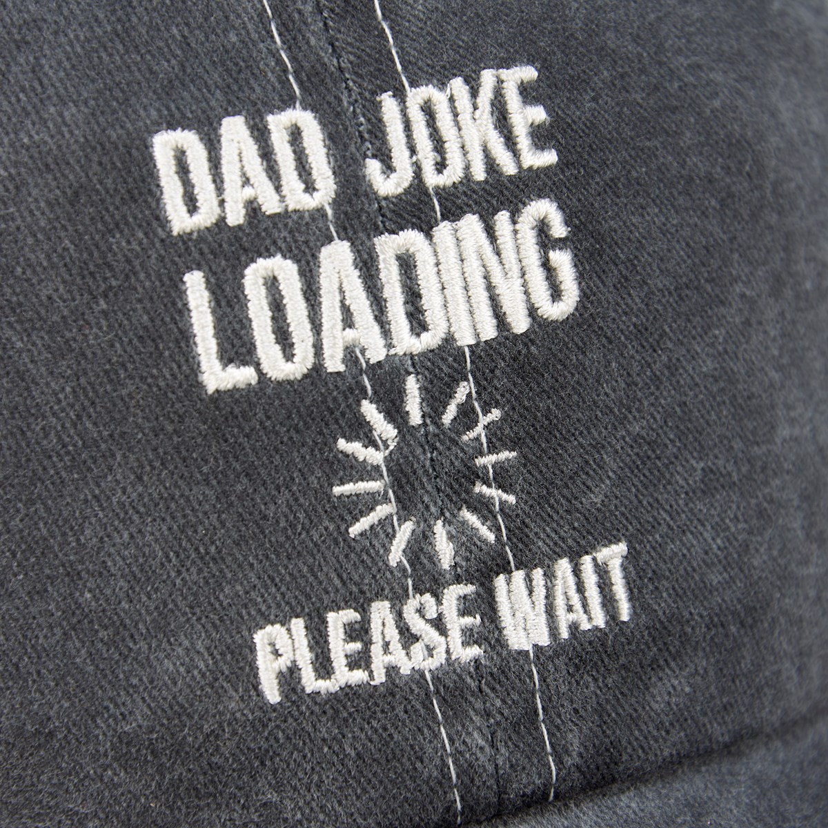 Dad Joke Loading Baseball Cap - Cotton, Metal