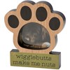 Wigglebutts Block Frame - Wood, Plastic