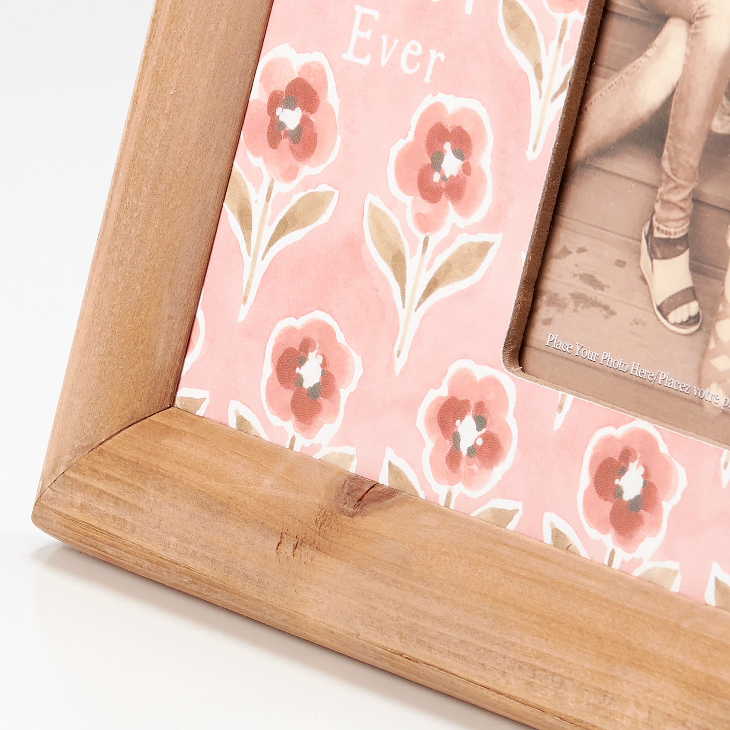 6x8 Picture Frame Pink Handmade Free Standing Modern Rustic Vintage Antique  Photo Frame Wooden Frames With Mount 
