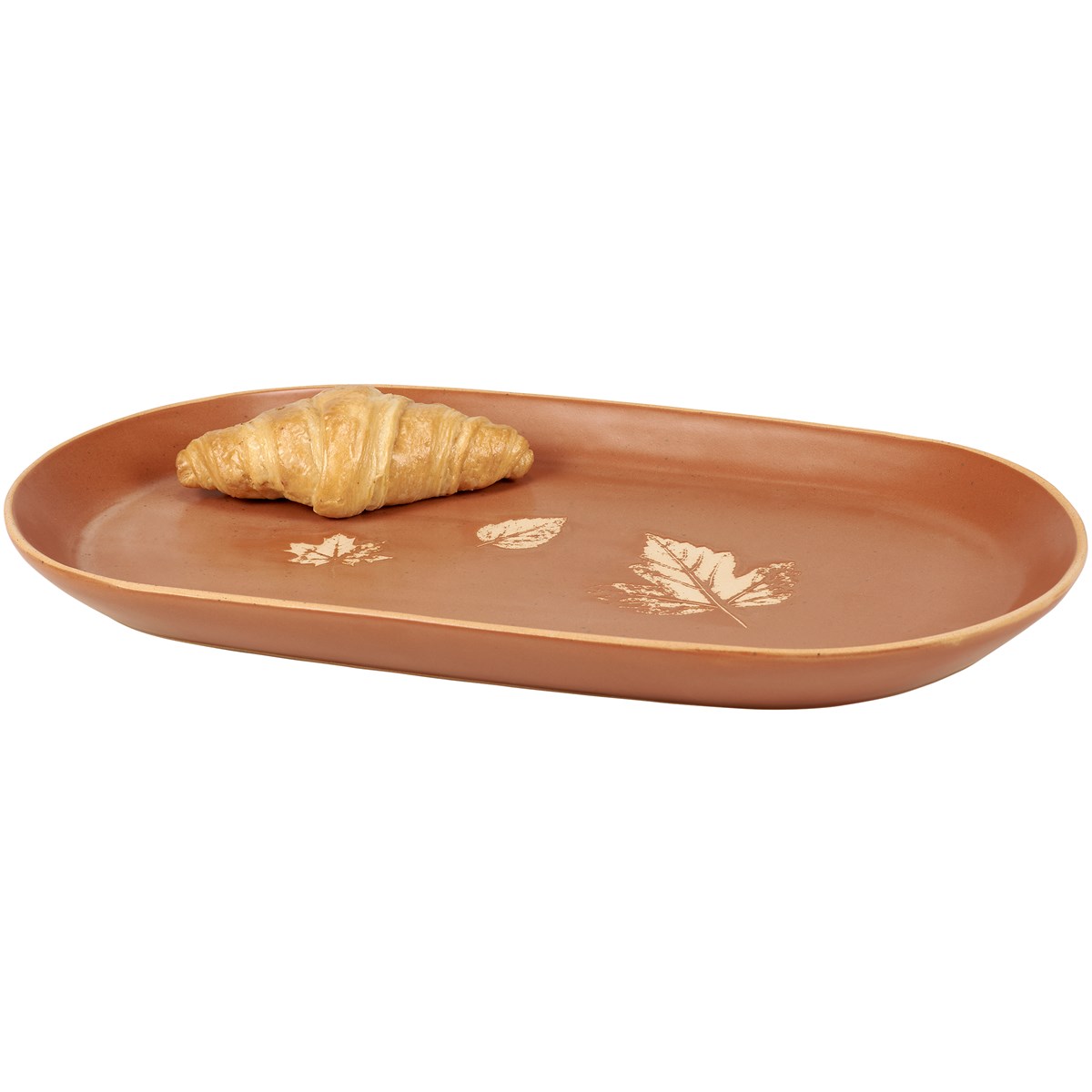 Fall Leaves Oval Platter - Stoneware
