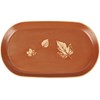 Fall Leaves Oval Platter - Stoneware