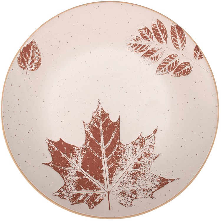 Fall Leaves Dinner Plate - Stoneware