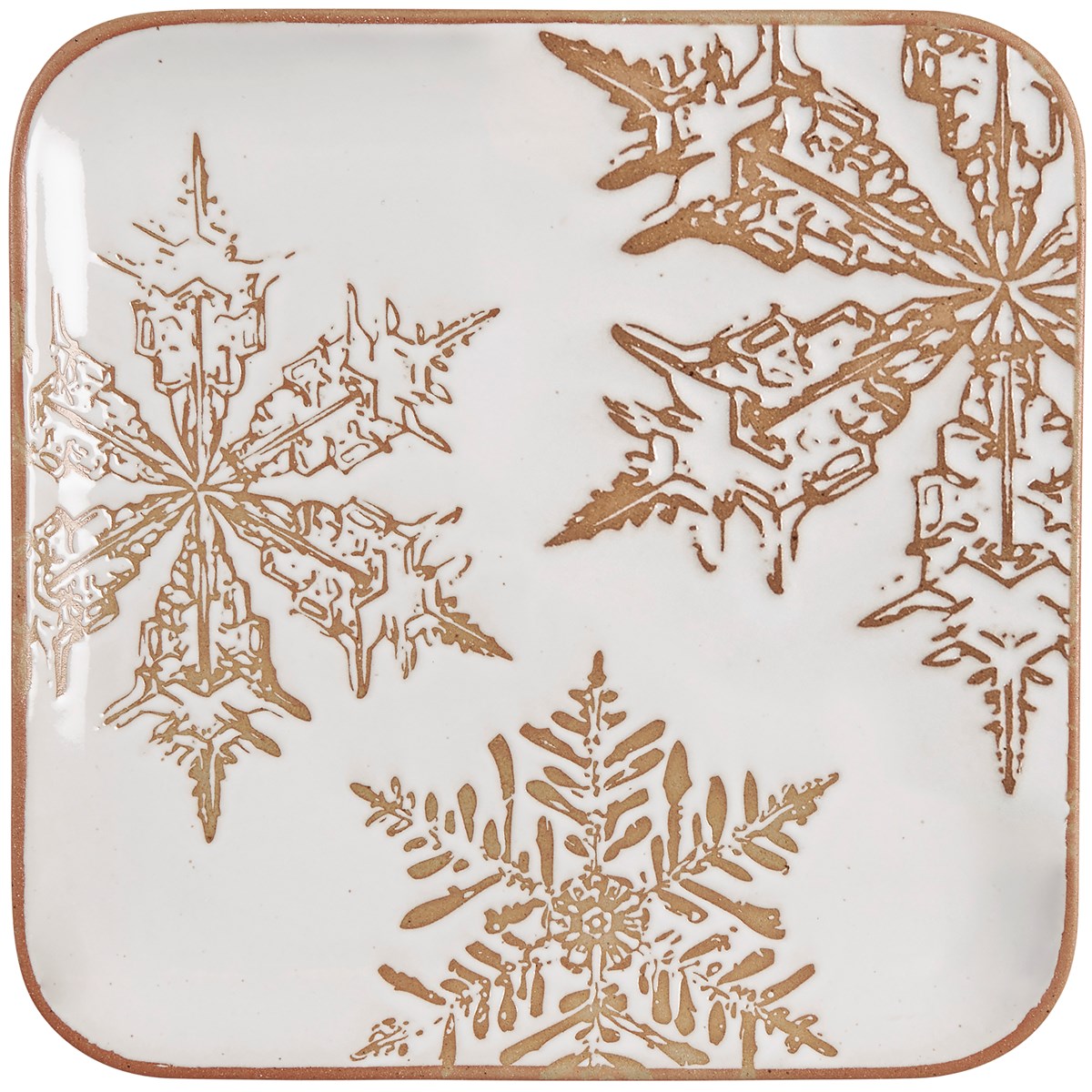 Snowflake Tray - Stoneware