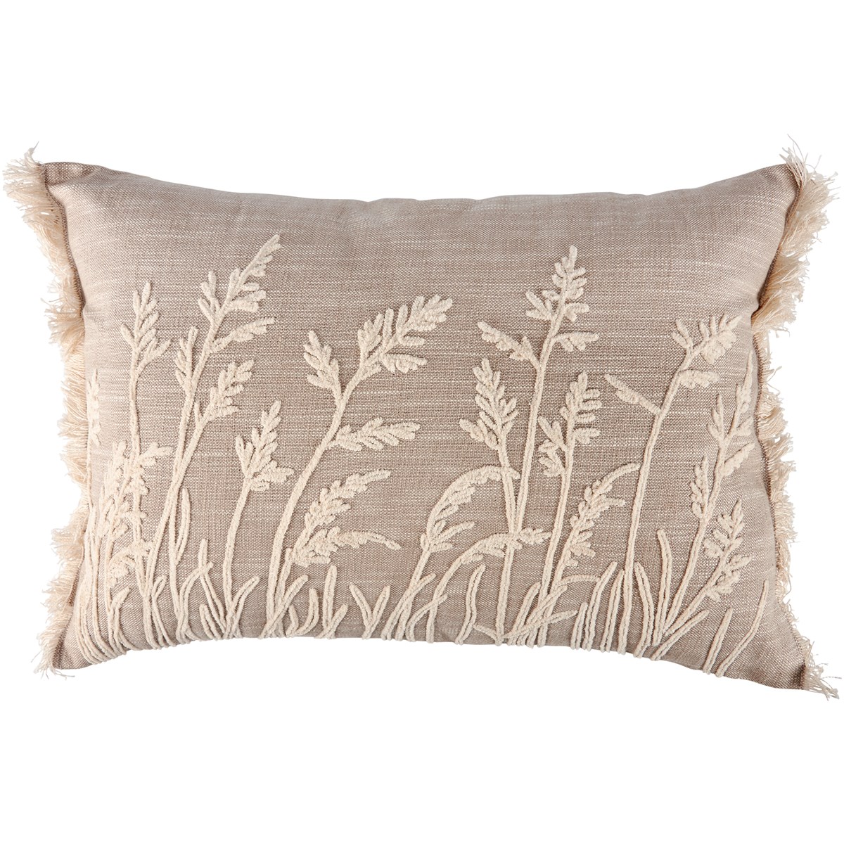Natural Grasses Pillow - Cotton, Zipper