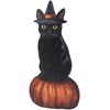 Black Cat Porch Leaner - Wood