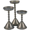 Funnels Candle Holder Set - Metal