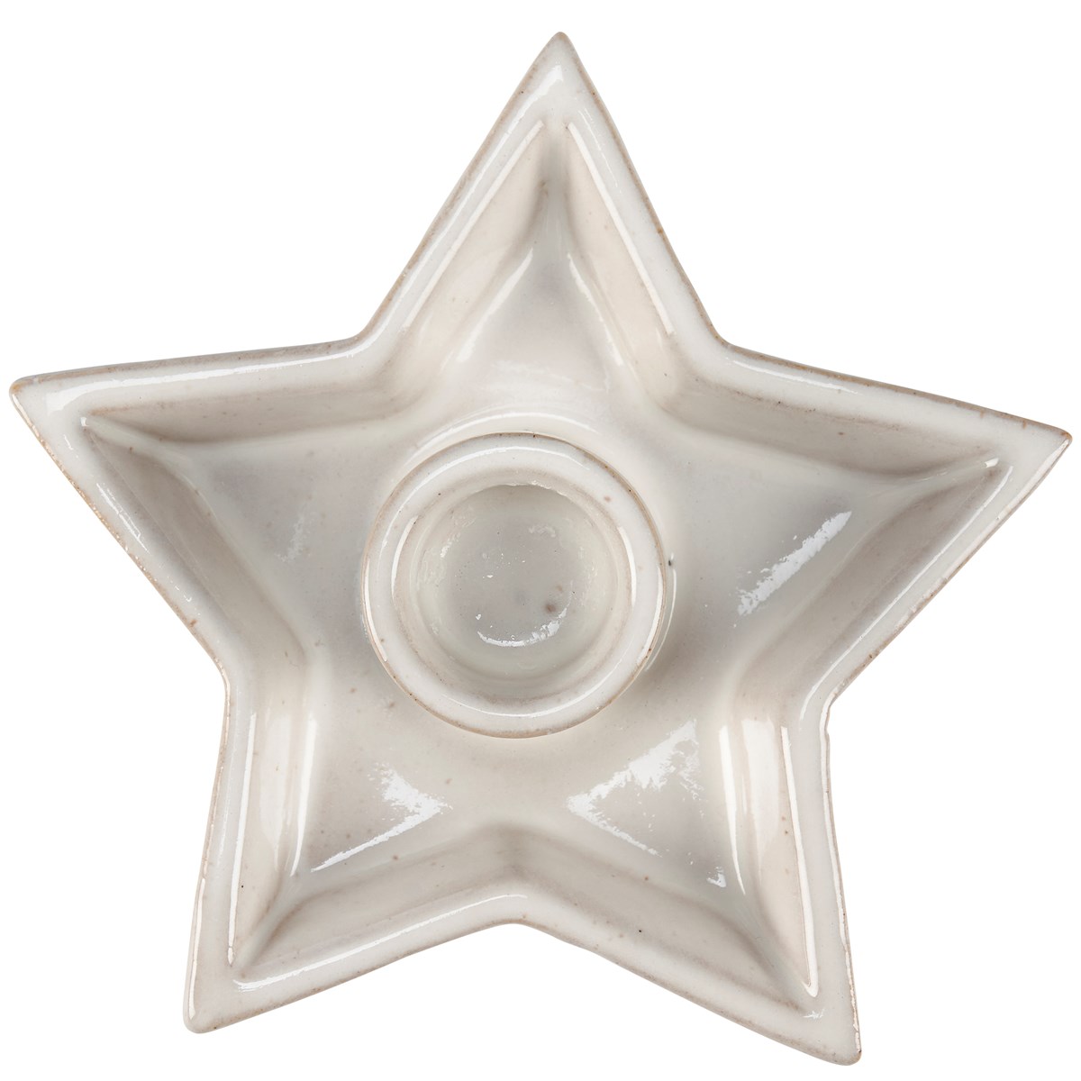 Star Candle Holder - Stoneware