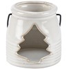 Lanterns Candle Holder Set - Stoneware, Metal