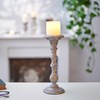 Traditional Candle Holder - Wood