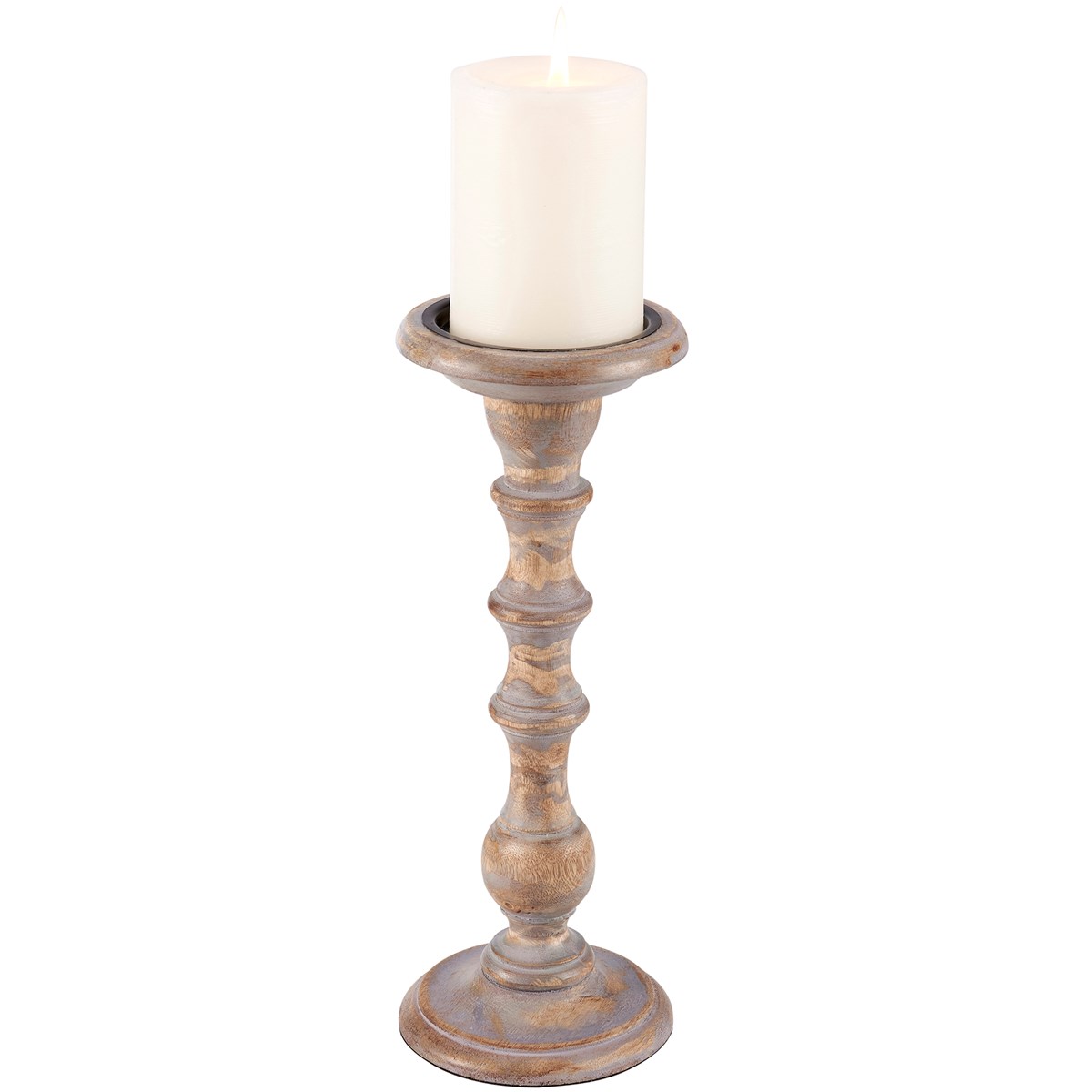 Traditional Candle Holder - Wood
