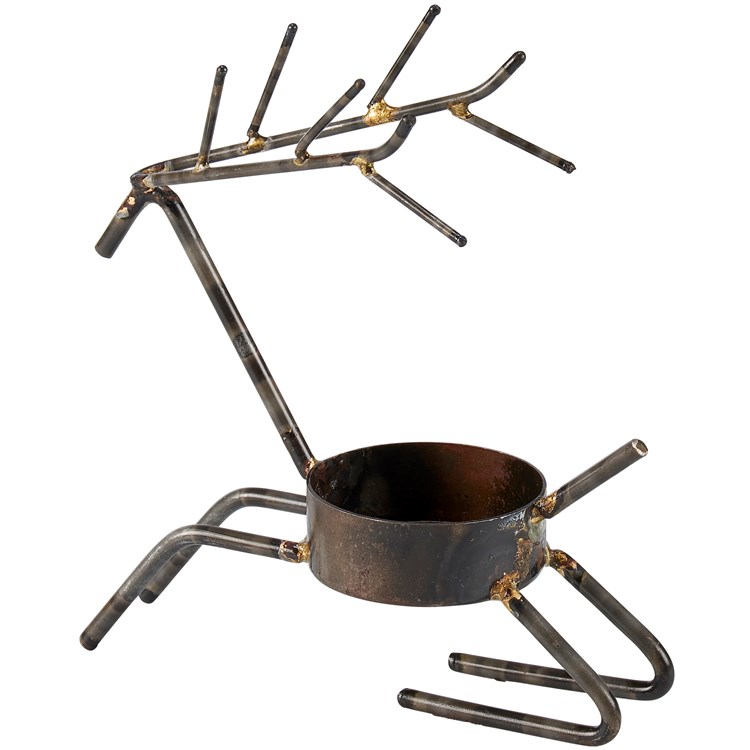 Deer Candle Holder Set - Metal