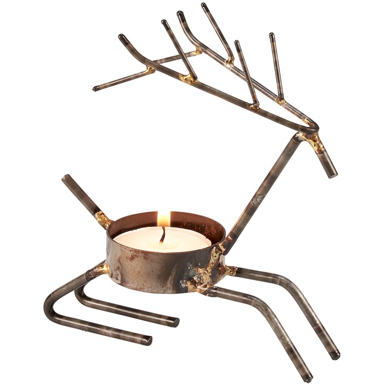 Deer Candle Holder Set - Metal