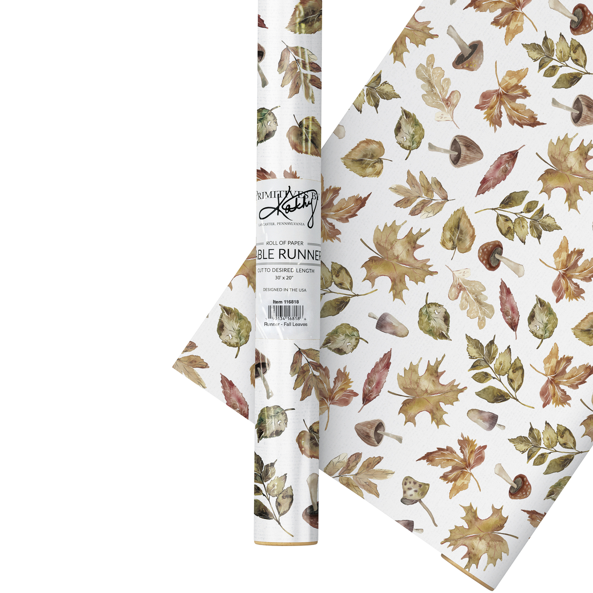 Fall Leaves Paper Runner | Primitives By Kathy