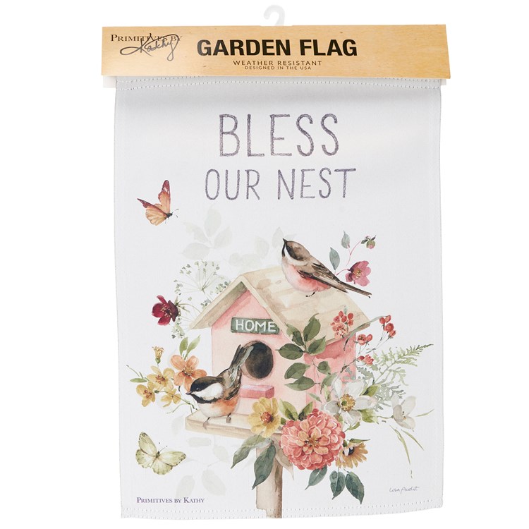 Our Nest Garden Flag - Polyester