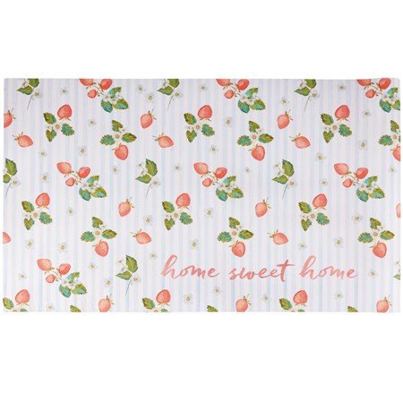 Home Sweet Home Rug - Polyester, PVC skid-resistant backing