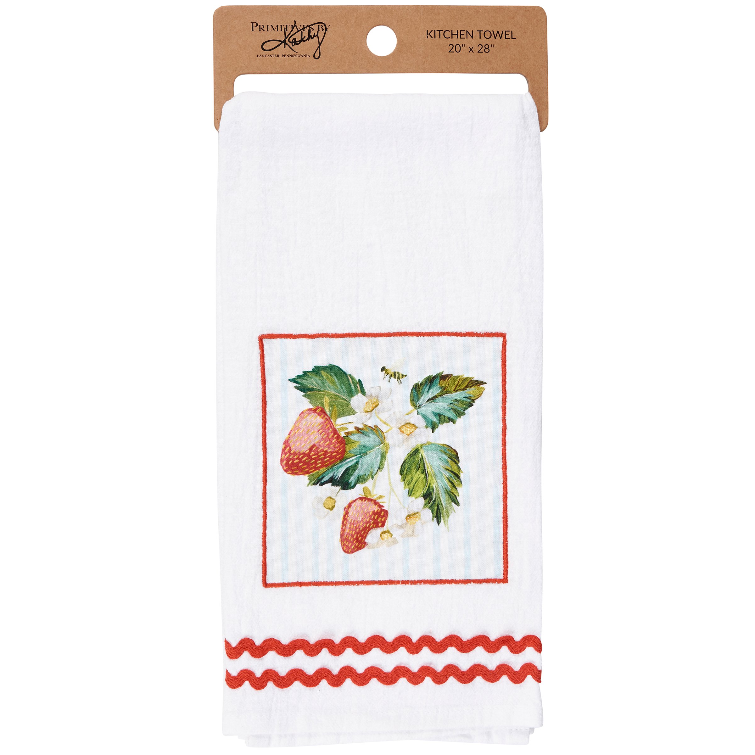Strawberry Vine Kitchen Towel Primitives By Kathy
