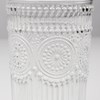 Medallion Large Drinking Glass - Glass