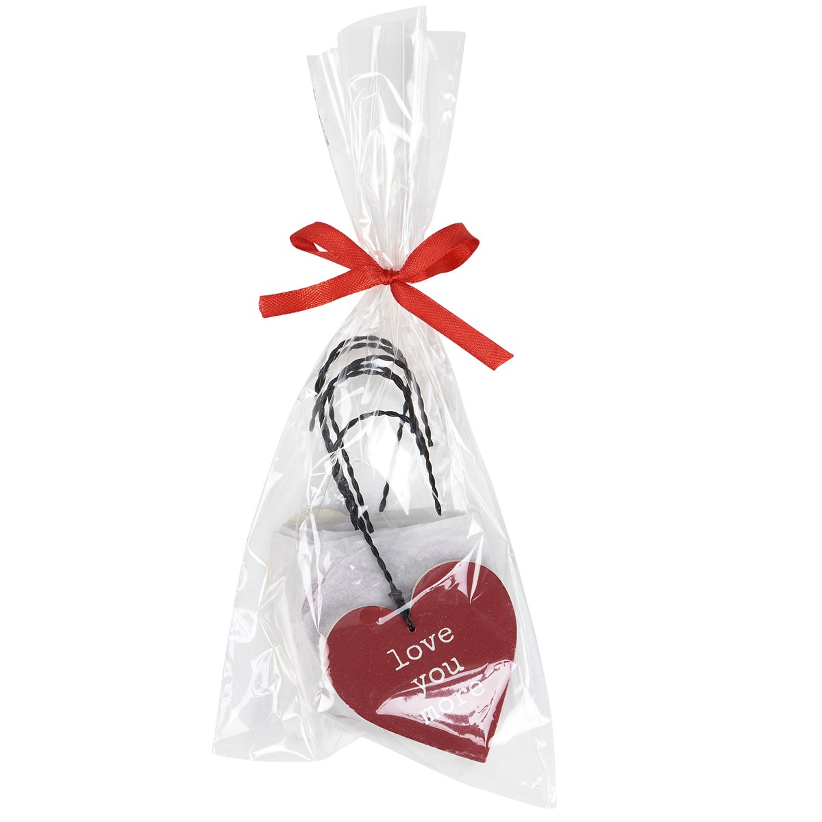 Love You More Ornament Set - Wood, Wire