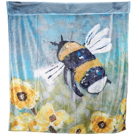 Bee Throw Blanket - Plush Polyester
