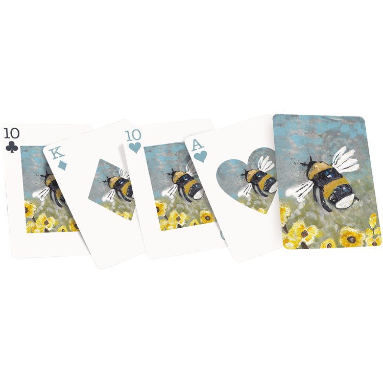 Bumblebee Playing Cards - Paper, Acrylic