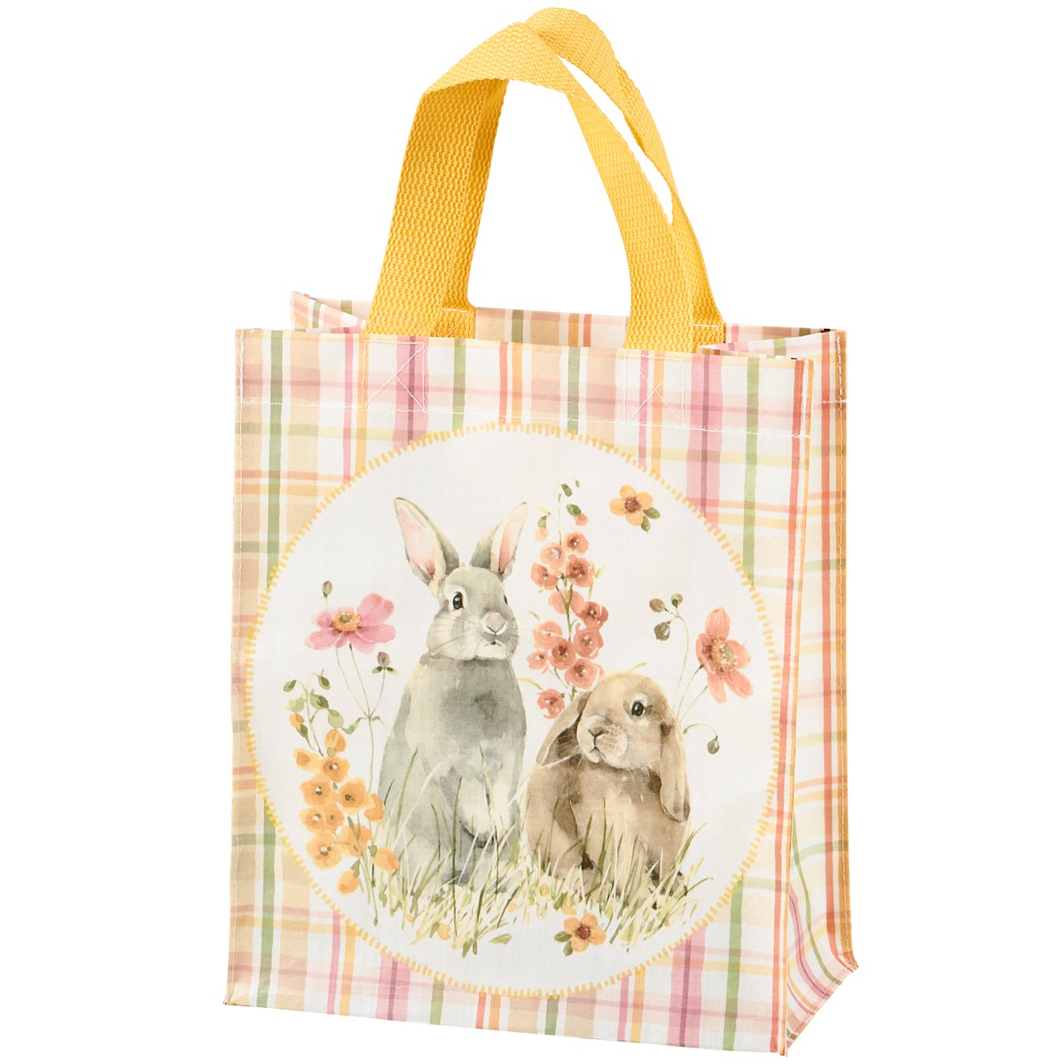 Flower Bunnies Daily Tote - Post-Consumer Material, Nylon