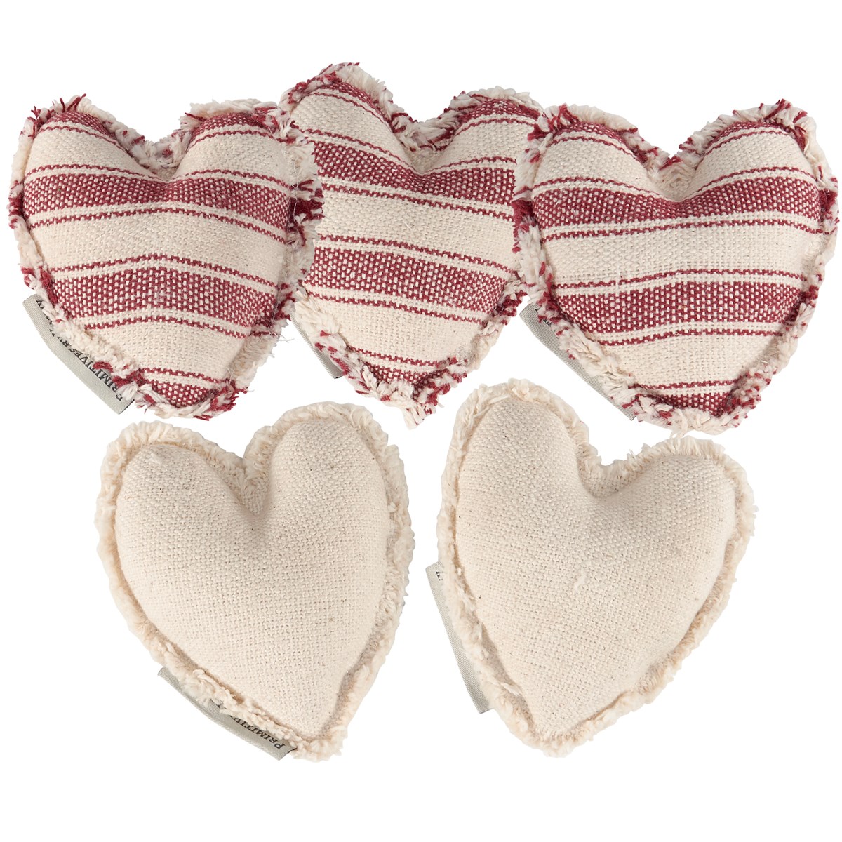Love Fabric Heart Set - Cotton
