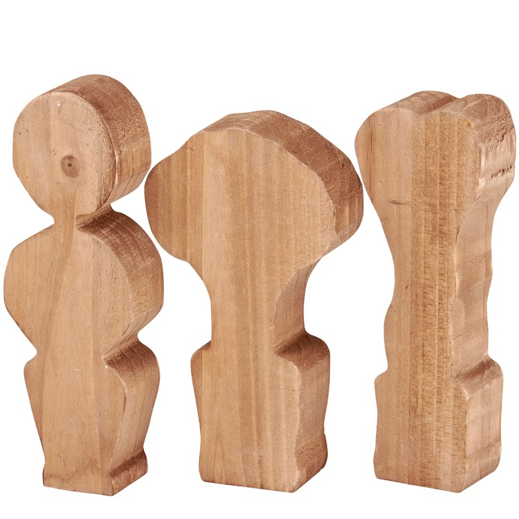 Topiary Chunky Sitter Set - Wood, Paper