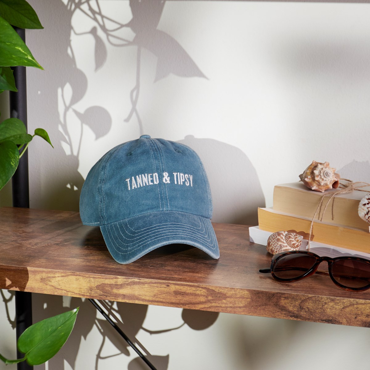Tanned And Tipsy Baseball Cap - Cotton, Metal