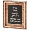 What You Love Framed Wall Art - Wood