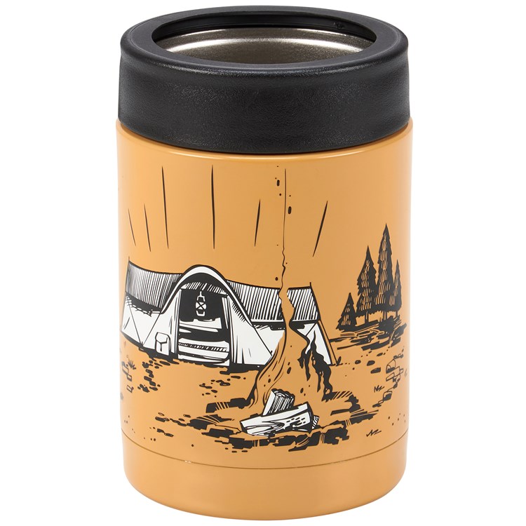 Camping And Beer Can Cooler - Metal, Plastic