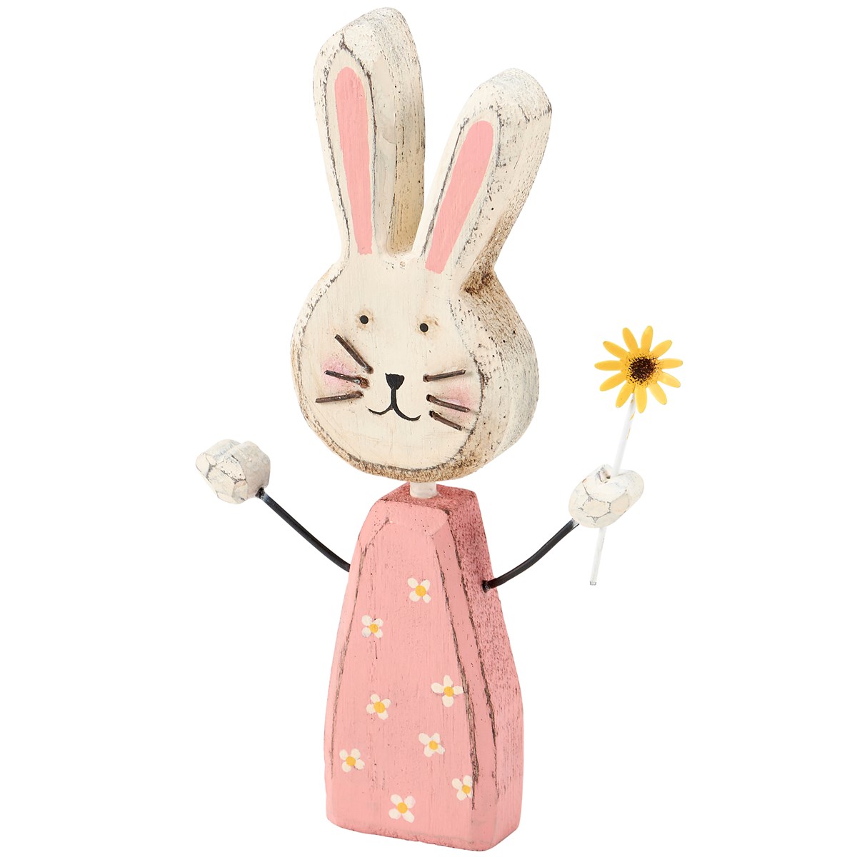 Sunny Bunny Chunky Sitter - Wood, Metal, Wire