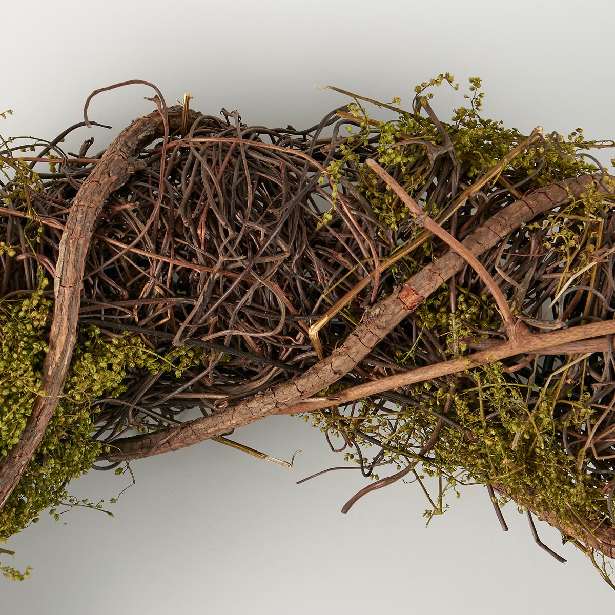 Moss Wreath - Wood, Wire, Preserved Moss