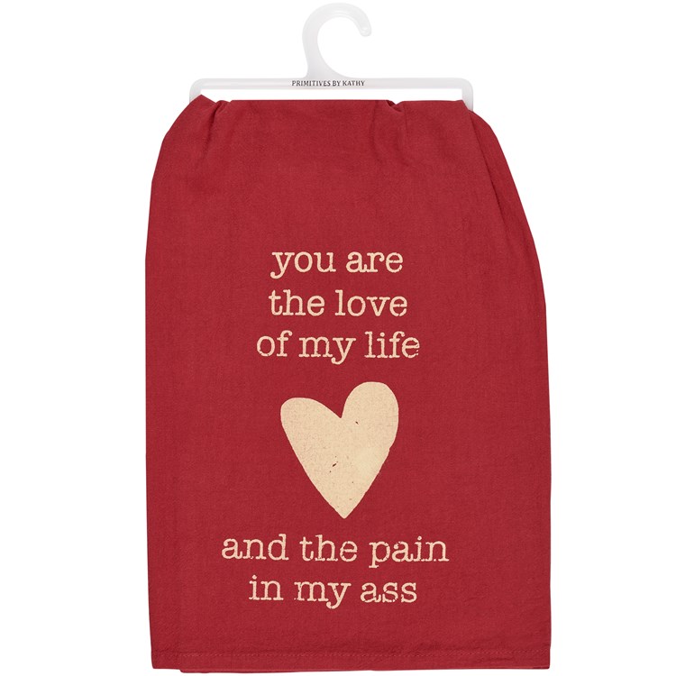 Love Of My Life Kitchen Towel - Cotton