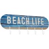 Beach Life Hook Board - Wood, Metal