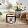Floral Crown Sheep Candle - Soy Wax, Glass, Cotton