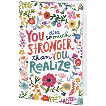 So Much Stronger Greeting Card - Paper