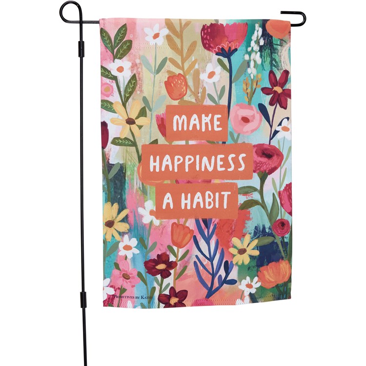 Happiness Garden Flag - Polyester