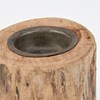 Wood Round Candle Holder - Wood