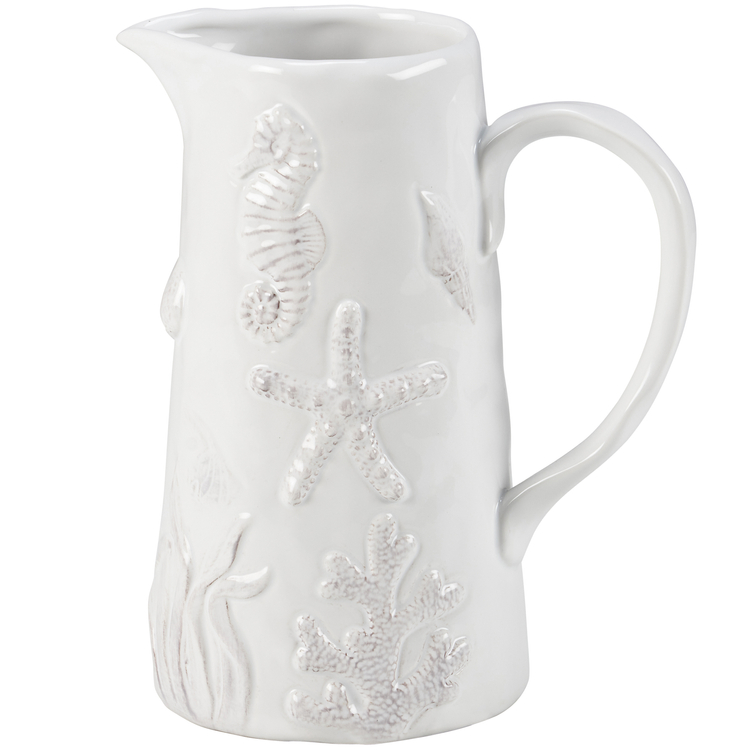 Embossed Beach Pitcher | Primitives By Kathy