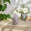 Floral Egg Figurine - Stoneware