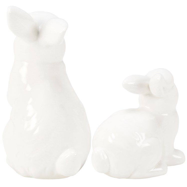 Rabbit Friends Figurine Set - Stoneware