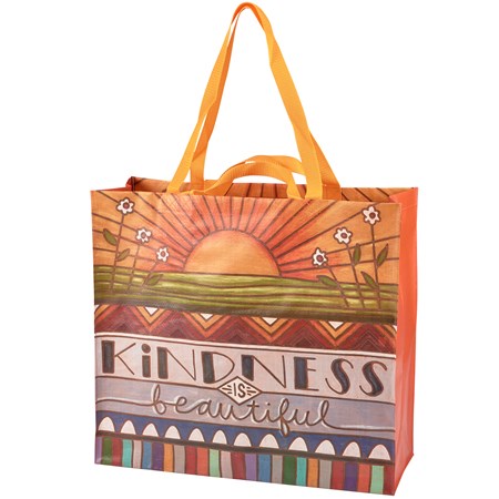 Kindness Shopping Tote - Post-Consumer Material, Nylon
