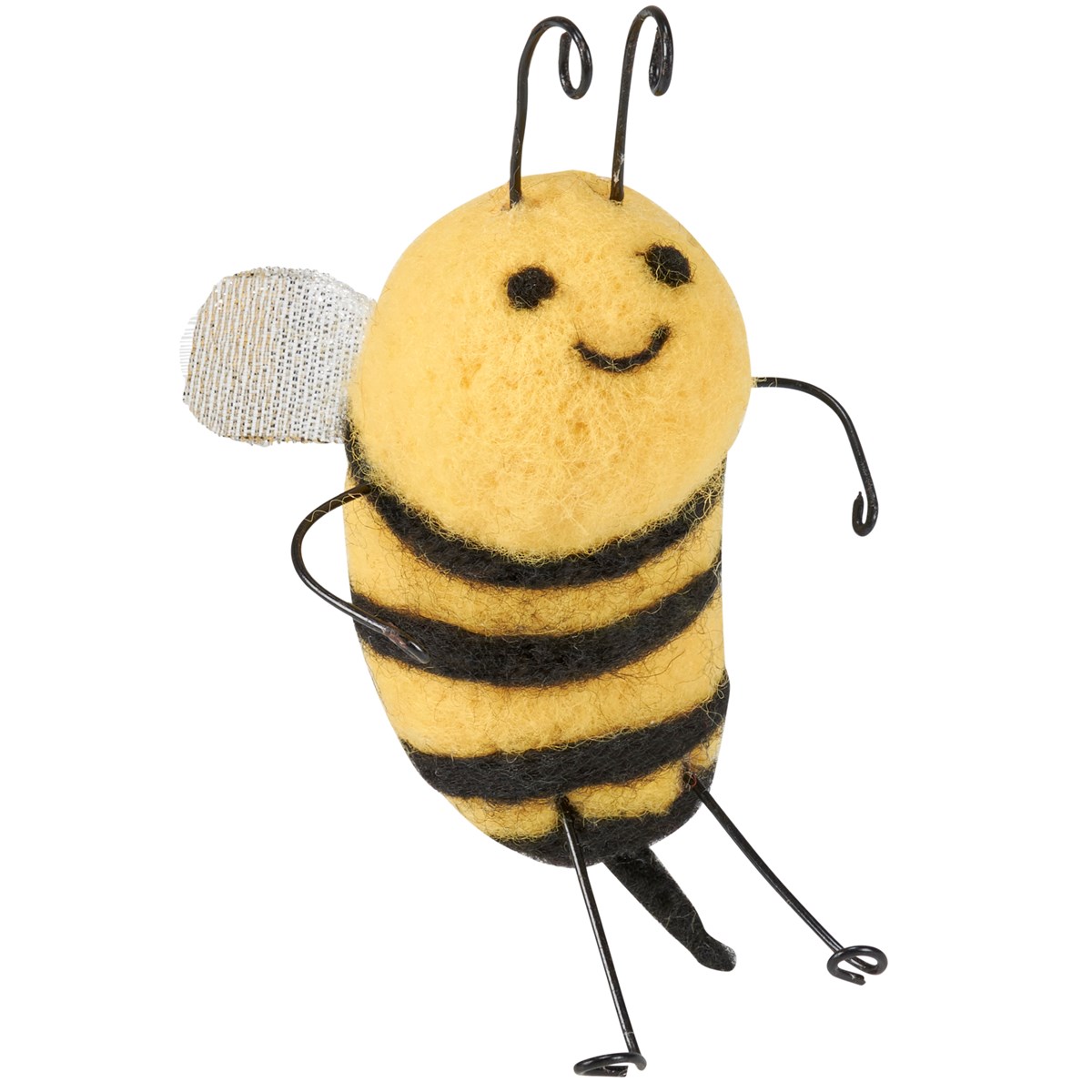 Bee Critter - Felt, Polyester, Wire