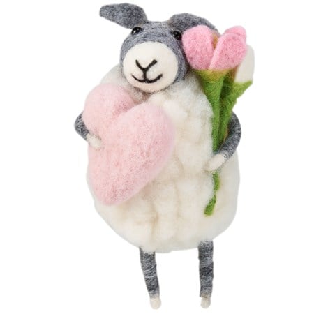 Love Lamb  Critter - Felt, Polyester, Plastic