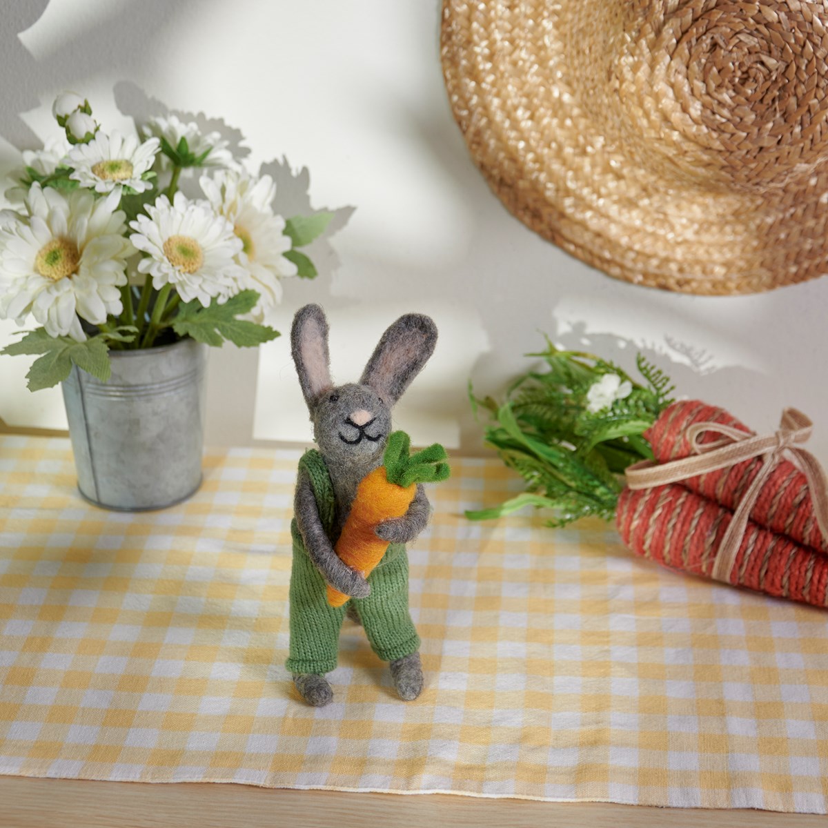Garden Rabbit Critter - Felt, Polyester, Plastic