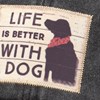 Life Is Better With A Dog Baseball Cap - Cotton, Metal