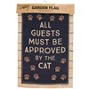 Approved By Cat Garden Flag - Polyester