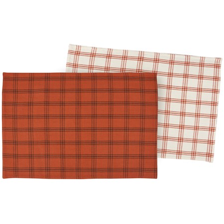 Fall Plaid Placemat - Cotton